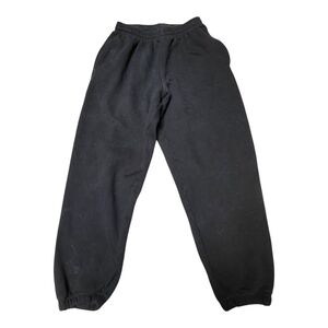 Russell Athletic Thick Black Joggers Relaxed Fit Fleece -Size S